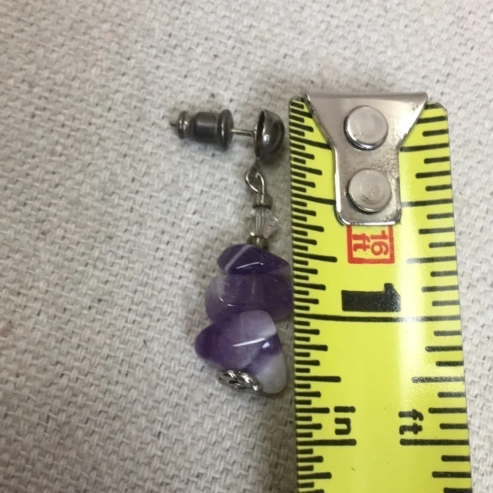 Amethyst earrings